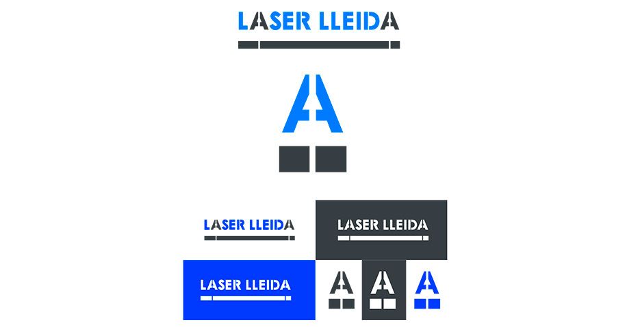 Diseño gráfico logo - Corte por Laser Lleida Grupo Domerca
